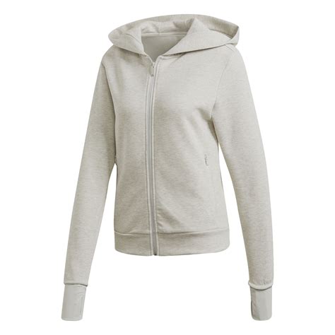 adidas sweatjacke grau für damen|Graue adidas Sweatjacke für Damen jetzt online kaufen .